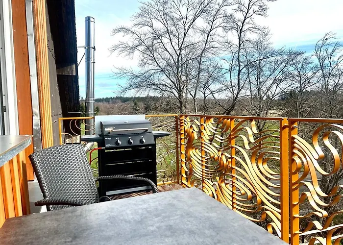 Hof Vierzehnender Im Hohen Venn - 70qm Maisonette - 2 Schlafzimmer - Wohnkueche - Balkon Mit Grill - - Eifel - Hunde Willkommen - Islandpferde Monschau