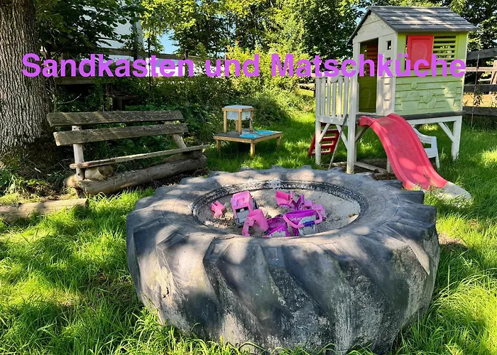 Апартаменты Hof Vierzehnender Im Hohen Venn - 70qm Maisonette - 2 Schlafzimmer - Wohnkueche - Balkon Mit Grill - - Eifel - Hunde Willkommen - Islandpferde Моншау